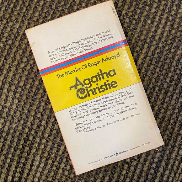 The Murder of Roger Ackroyd by Agatha Christie. Vintage 1973 Paperback Edition. - Picture 5 of 7